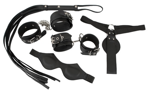 Vegan Fetish, Vegan Bondage Set, Vegan-fetish Vegan Bondage Set Bondage, Anfängergeeignet, Schwarz - Amorana