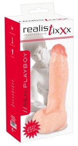 Realistixxx, Realistixxx Real Playboy, Naturdildo ?Real Playboy? mit Saugfuß