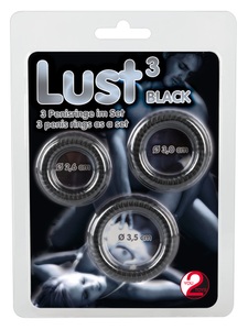 You2Toys, Lust 3 Penisringe Black, You2Toys Lust 3 Penisringe (3 Stk)