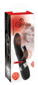 Sweet Smile, Sweet Smile Blacky USB, Rabbitvibrator, 21 cm