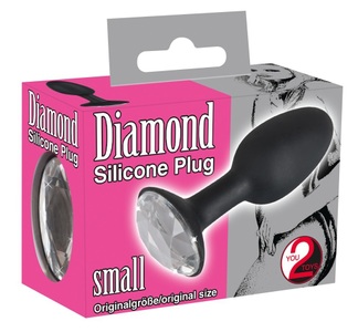 You2Toys, Butt Plug Diamond S, Diamond Silicone Plug