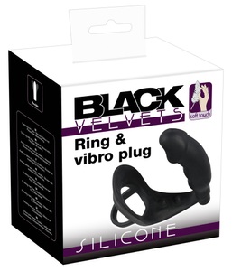 Black Velvets, Black Velvets ring + vibro plu, Black Velvets Vibro Penisring