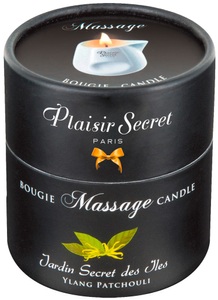 Plaisir Secret, MassageCandle Ylang Patchouli, Massagekerze ?Massage Candle? wird zum Massageöl, 80 ml