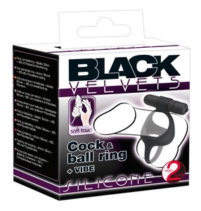 Black Velvets, Black Velvets Cock + Ball Ring, Black Velvets Vibro Penisring