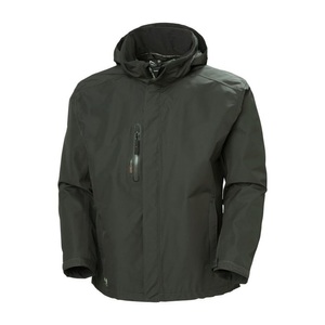 Helly Hansen Workwear, Helly Hansen Jacke Haag grau, Helly Hansen Wasserdichte Arbeits-Regenjacke Manchester Shell