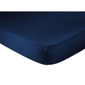undefined, Satin-Fixleintuch aus gekämmter Baumwollte, in leuchtenden Farben, Living Home Fixleintuch Uni