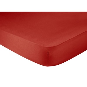 undefined, Satin-Fixleintuch aus gekämmter Baumwollte, in leuchtenden Farben, Living Home Fixleintuch Uni