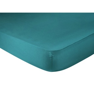 undefined, Satin-Fixleintuch aus gekämmter Baumwollte, in leuchtenden Farben, Living Home Fixleintuch Uni