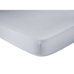 undefined, Satin-Fixleintuch aus gekämmter Baumwollte, in leuchtenden Farben, Living Home Fixleintuch Uni