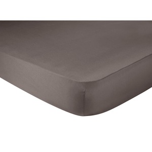 undefined, Satin-Fixleintuch aus gekämmter Baumwollte, in leuchtenden Farben, Living Home Fixleintuch Uni