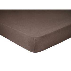 undefined, Fixleintuch für Wasserbett, Jersey Aschbraun