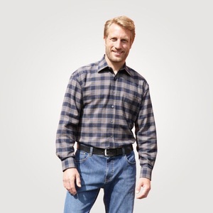Explorer, Flanellhemd grau-gelb kariert, Flanellhemd grau-gelb kariert