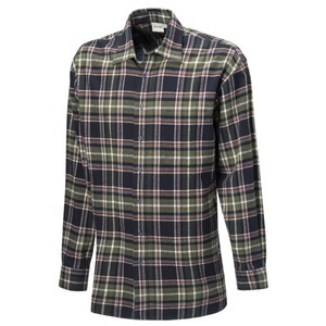 Explorer, Herren Flanellhemd aus reiner Baumwolle olive