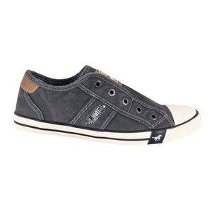 Mustang, Mustang Sneaker Schlupfschuh Damen grau, Sneaker in modischem Look Mustang Grau