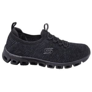 Skechers, SKECHERS GLIDE STEP Schlupfschuh für Damen schwarz, 