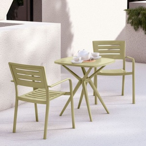 undefined, Bistro-Set Orla, aus recyceltem Kunststoff