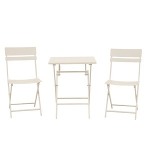 undefined, Bistro-Set faltbar, Bistro-Set faltbar elfenbein