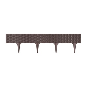 undefined, Rasenkanten-Elemente in Rattan-Optik, 5er Set, Rasenkanten-Elemente in Rattan-Optik, 5er Set