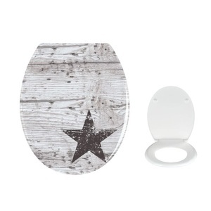 undefined, WC-Sitz Star Shabby Chic-Look, WENKO WC-Sitz »Star«