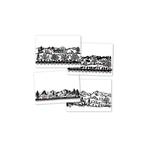 undefined, Papiertischset Swiss Tradition, Trendform Tischset Swiss Tradition 1, 29.7 cm x 0.42 m, Schwarz/Weiss