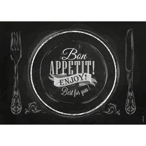 undefined, Papiertischset Bon Appetit, Trendform Tischset Enjoy 42 cm x 29.7 cm