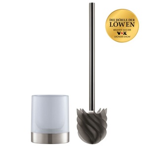 Die Höhle der Löwen, WC-Bürste Loomaid von Die Höhle der Löwen, Loomaid Toilettenbürste LOOMAID aus Silikon, Grau, schmutzabweisend