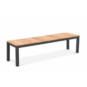 No Name, Gartenbank Teakholz massiv, LxBxH 180x45x45 cm