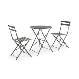 mutoni Garten Deluxe, Garten Bistroset Wissant anthrazit (3-tlg), Garten Bistroset Wissant anthrazit (3-tlg)