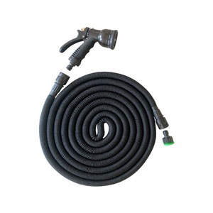undefined, Dehnbarer Gartenschlauch mit Universaladapter schwarz, 22.5 m, 