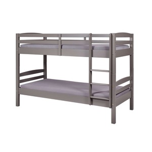 undefined, Hochbett CLIMB 90x200cm grau, MID.YOU Etagenbett 90/200 cm , Lavius , Grau , Holz , Kiefer,Kiefer , vollmassiv , 90 cm , lackiert,Echtholz,Echtholz , 000528039201