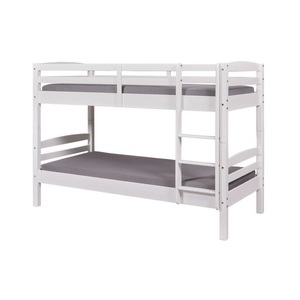undefined, Hochbett CLIMB 90x200cm weiss, Etagenbett aus Massivholz