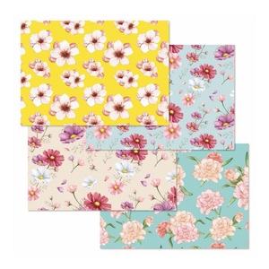 undefined, Papiertischset Flowery, multi-color, 
