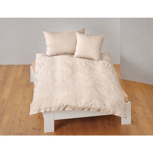 No Name, Bettwäsche mit Paisley Muster, beige, 200x210 cm