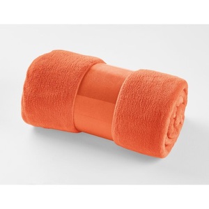 undefined, Weiche, flauschige Fleecedecken in verschiedenen Farben, Wohndecke Coral Orange Polyester 200 cm 150 cm