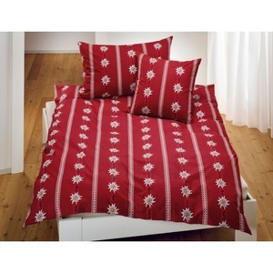 undefined, Bettwäsche mit Edelweiss-Motiv, Bettwäsche mit Edelweiss-Motiv ? Duvetbezug ? 200x210 cm