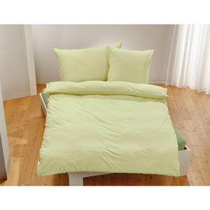 undefined, Feinjersey-Bettwäsche mit kontrastfarbener Biese, 