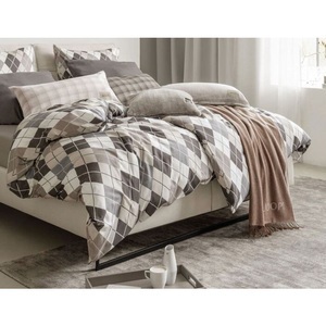 JOOP!, Joop! Satin Bettwäsche Soft Pattern mit Rautenmuster, anthrazit, Joop! Bettwäsche Soft Pattern mit Rautenmuster ? Duvetbezug ? 240x240 cm
