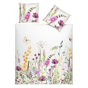 em-es-te, Bettwäsche mit bunter Wildblumenwiese ? 200x210 cm