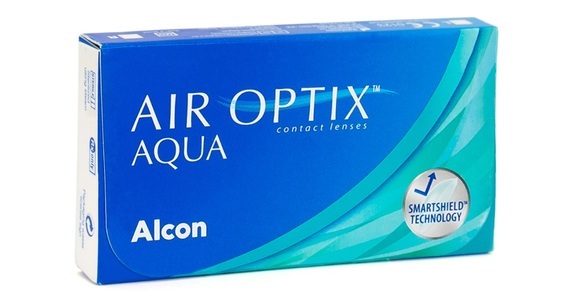 Alcon, Air Optix Aqua, 3er Pack, Air Optix AQUA - 3 Monatslinsen
