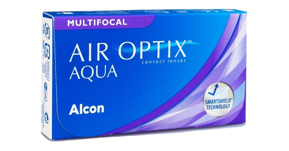 Alcon, Air Optix Aqua Multifocal, 3er Pack, Air Optix Aqua Multifocal (3 Linsen)