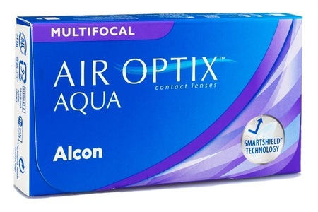 Alcon, Air Optix Aqua Multifocal, 3er Pack, Air Optix Aqua Multifocal (3 Linsen)