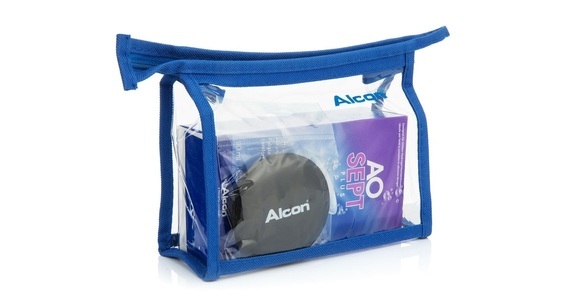 Alcon, AOSEPT PLUS 90 ml mit Behälter Flightpack-Größe, 
