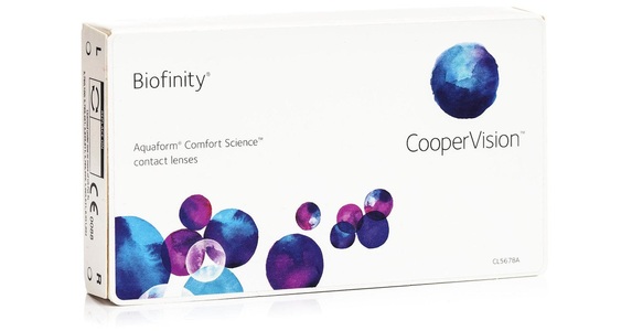 CooperVision, Biofinity, 3er Pack, Biofinity (3 Linsen)