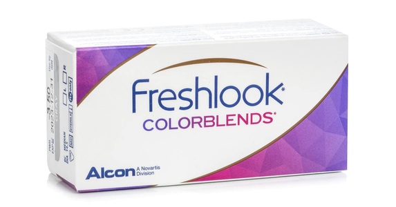 Alcon, FreshLook ColorBlends, 2er Pack - ohne Stärke, FreshLook ColorBlends (2 Linsen) - ohne Stärke