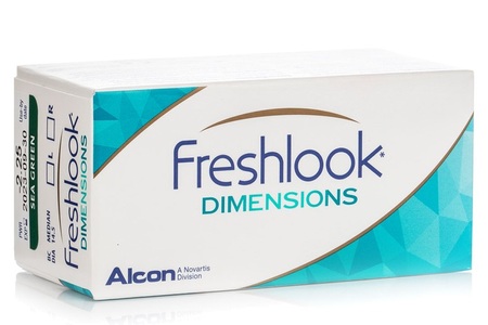 Alcon | Ciba Vision, FreshLook Dimensions Kontaktlinsen - 2 Linsen, Fresh Look Dimensions 2 farbige Monatslinsen