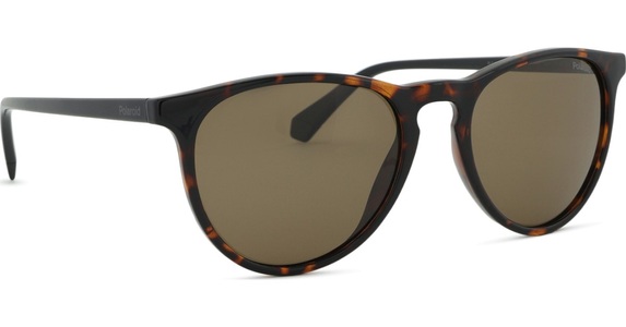 Polaroid, POLAROID PLD 4152/S Damen-Sonnenbrille Vollrand Panto Kunststoff-Gestell, Havanna