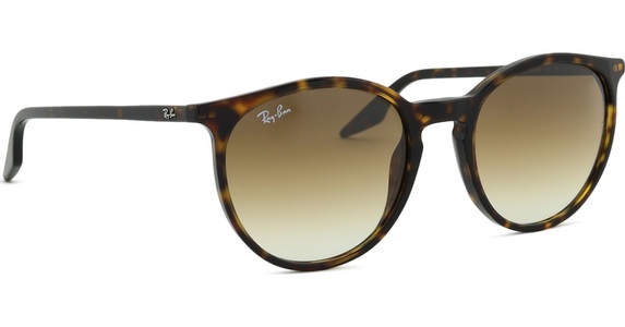 Rayban, Ray-Ban RB2204 Brown on havana M, RAY-BAN RB2204 Unisex-Sonnenbrille Vollrand Panto Acetat-Gestell, braun