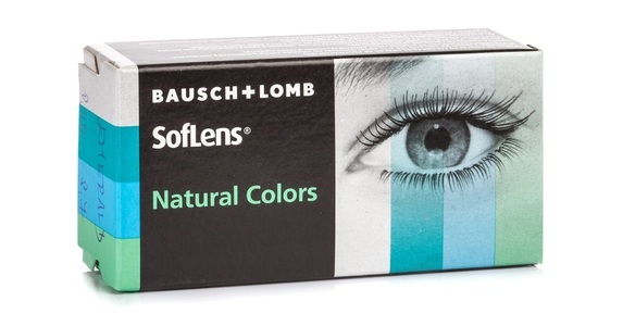 Bausch & Lomb, SofLens Natural Colors mit Stärke, 2er Pack, SofLens Natural Colors mit Stärke (2 Linsen)