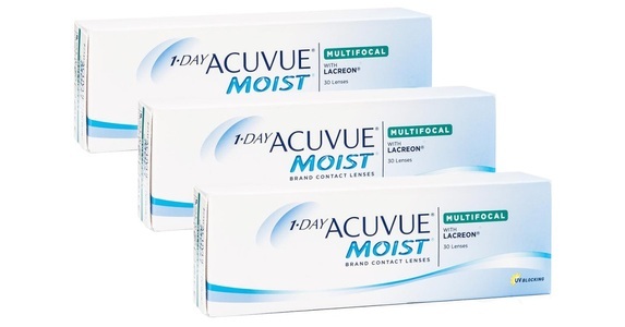 Johnson & Johnson, 1-DAY Acuvue Moist Multifocal, 90er Pack, 1-DAY Acuvue Moist Multifocal (90 Linsen)