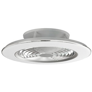 Mantra, Deckenventilator Alisio, LED, App-steuerbar, chrom, Coop Deckenlampe Castor